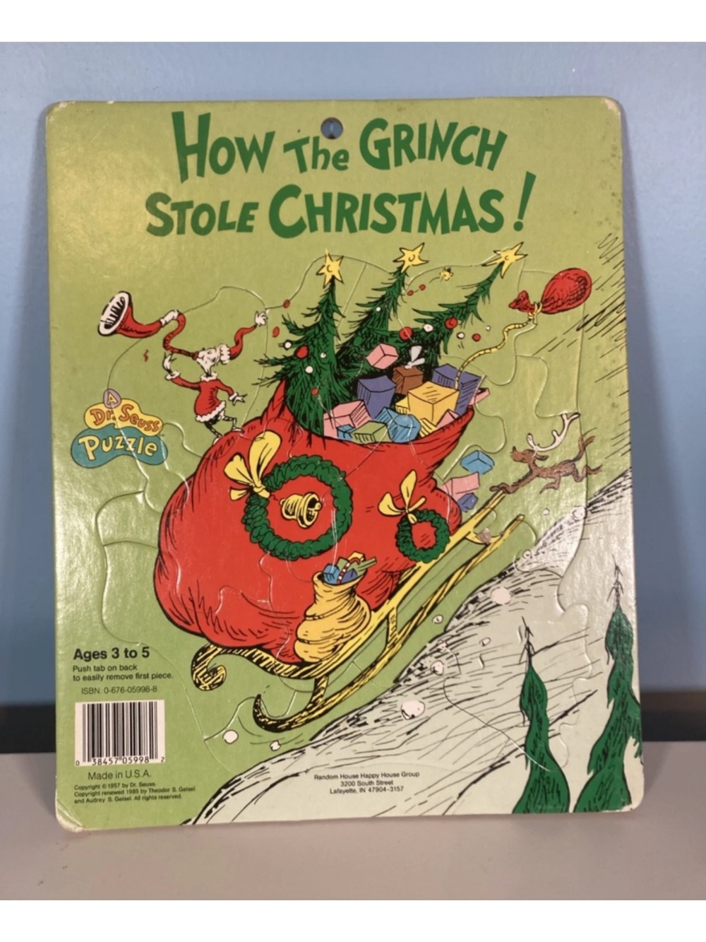Dr. Seuss How The Grinch Stole Christmas Puzzle